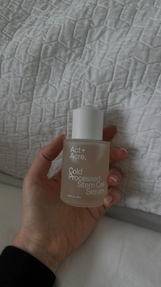 TG - my fav hair product for hair growth is BACK IN STOCK @actandacre Cold Processed Stem Cell Serum. Helps reduce fallout, thinning, promotes growth, takes a minute to apply and no rinse out needed. Code: SATC20